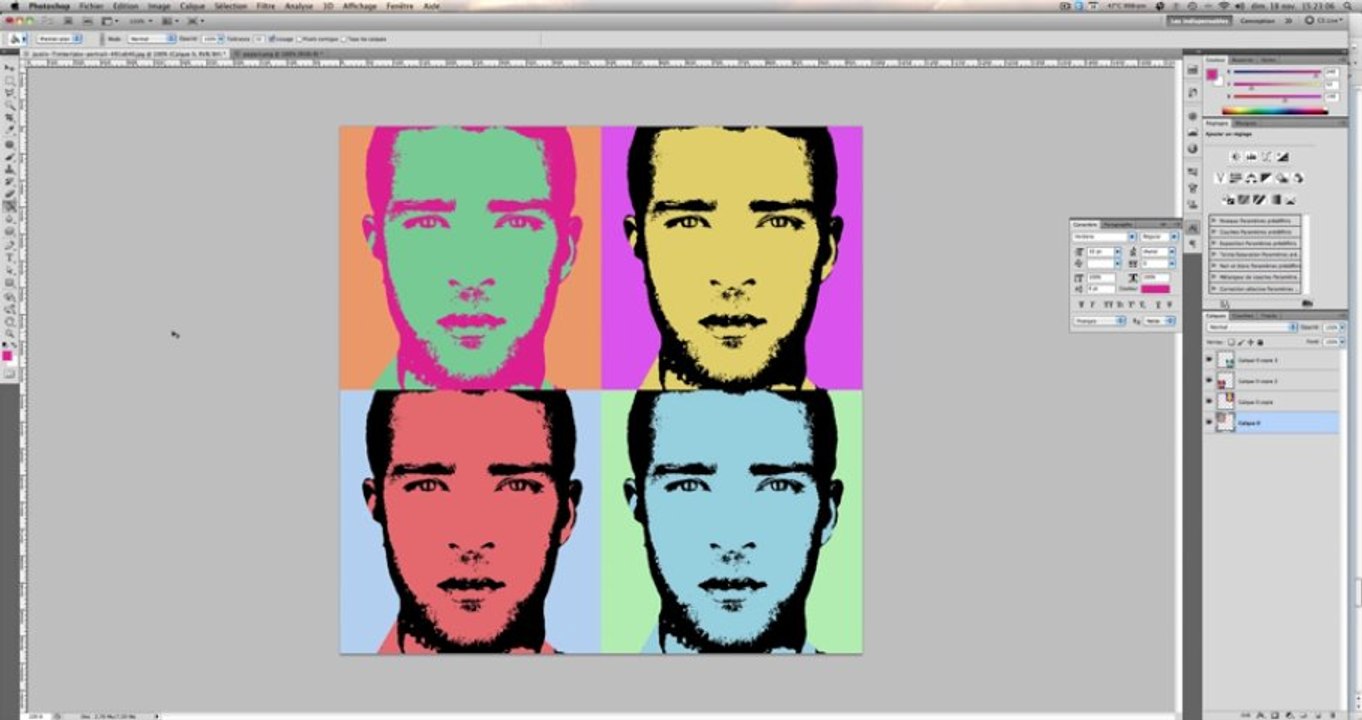 Effet Pop Art sur Photoshop