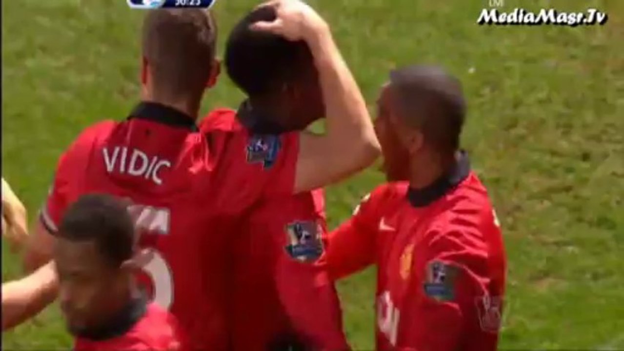 هدف مانشستر يونايتد الأول في نورويتش سيتي - الأسبوع 19 - 28/12/2013