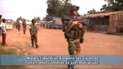 Centrafrique : les troupes françaises en opération à Bangui