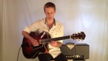 Jazz Guitar Lesson - Bebop Guitar Lick in the Style of Charlie Parker Over the Chords II V I