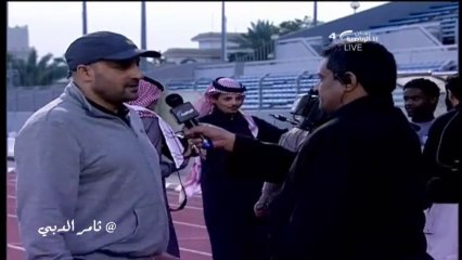 تصريح مدرب الطائي بشير عبدالصمد  بعد لقاء الطائي والكوكب