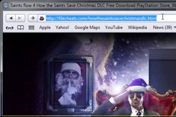 Installation Saints Row 4 Comment les saints Sauvegarder DLC gratuit de Noël-Xbox 360 | PS3