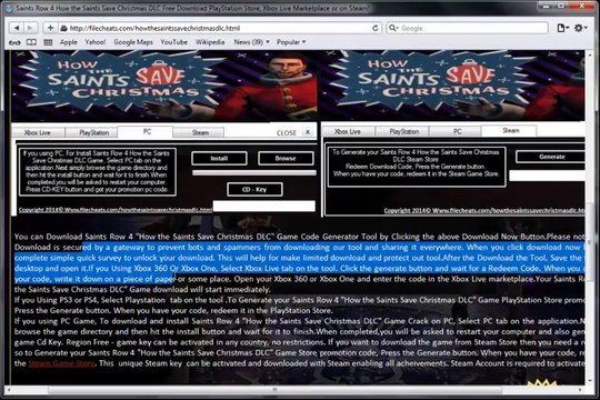 Télécharger Saints Row IV Comment Saints Sauvegarder DLC gratuit de Noël