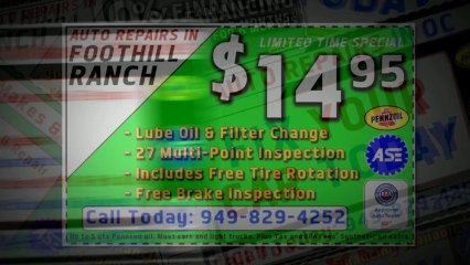 Automotive Lube Oil Service Change Laguna Hills