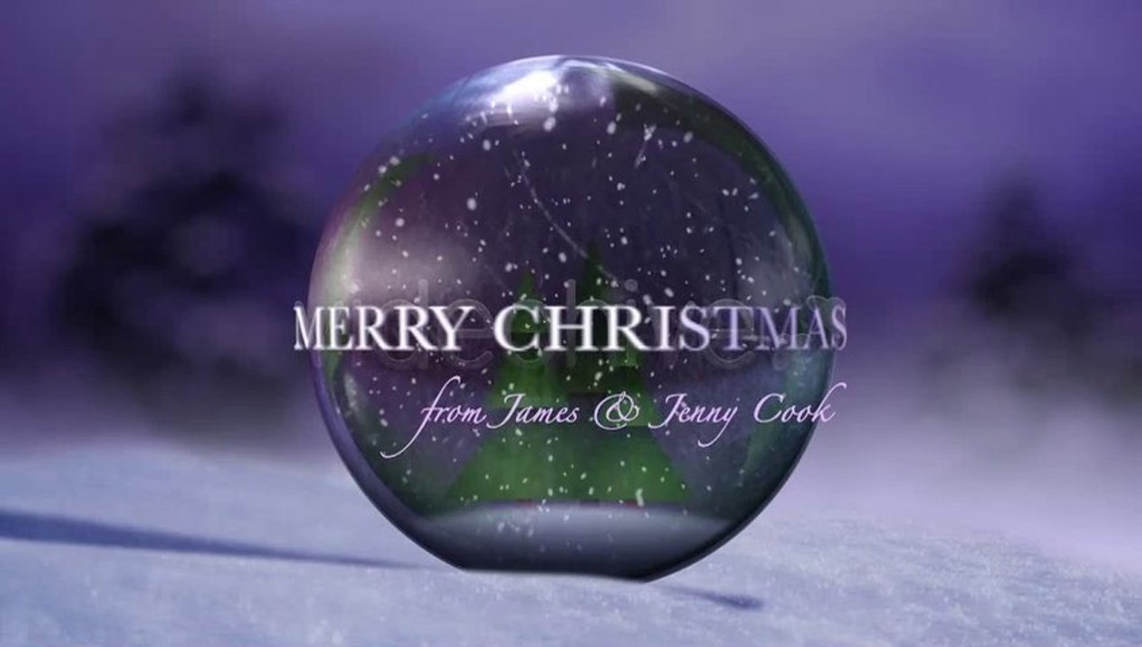 Christmas Snow Globe - After Effects Template