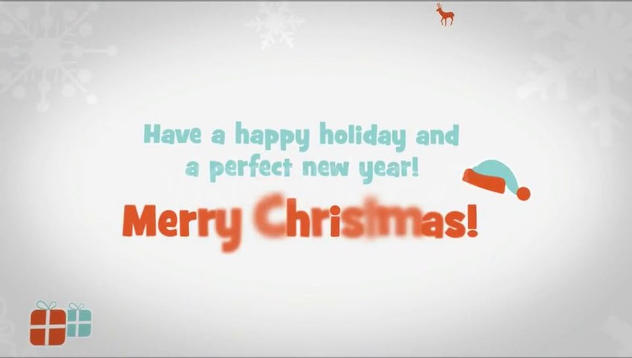 Merry Christmas Message - After Effects Template
