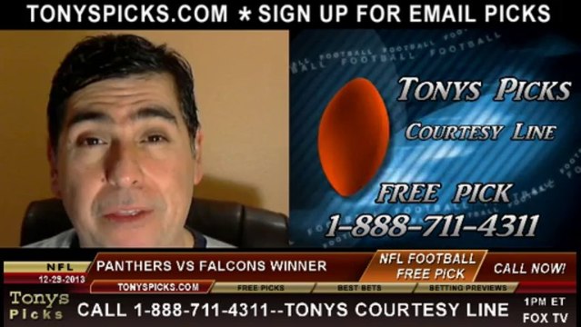 Atlanta Falcons vs. Carolina Panthers Pick Prediction NFL Pro Football Odds Preview 12-29-2013