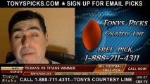 Tennessee Titans vs. Houston Texans  Pick Prediction NFL Pro Football Odds Preview 12-29-2013