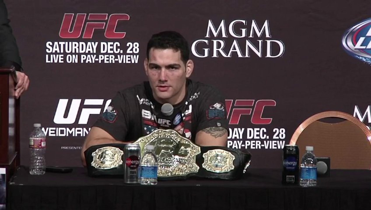 UFC 168: Post Fight Press Conference Highlights