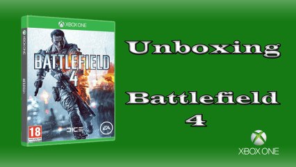 Unboxing "Battlefield 4" xbox one
