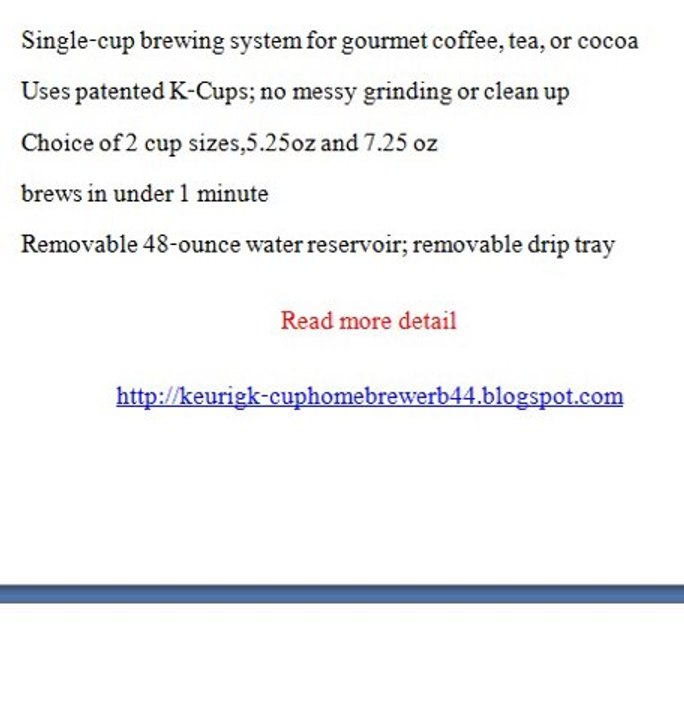 Keurig k-cup home brewer b44 shipping now