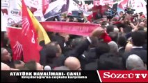 Havalimanında Kılıçdaroğlu izdihamı