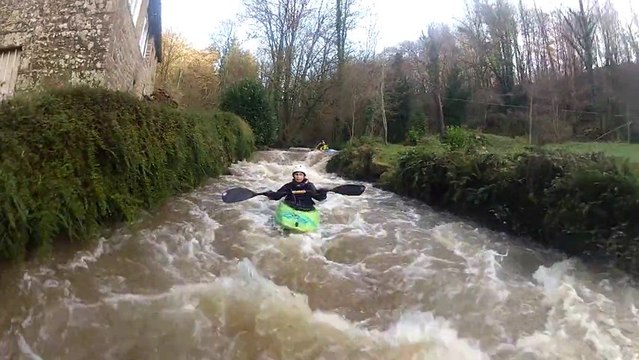 Tom - descente de la minette en kayak - 28 décembre 2013