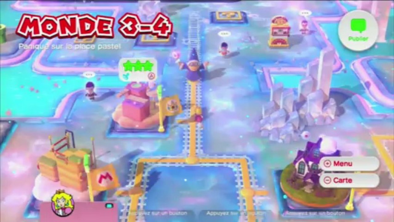 [FR-HD] Let's play 100% - Super Mario 3D World -  Episode 8 - Nostalgie