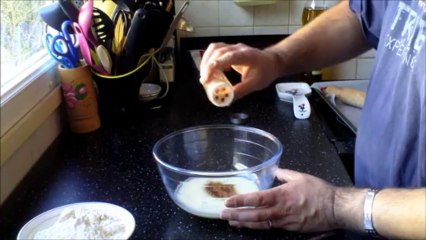 Bolachas de leite e canela