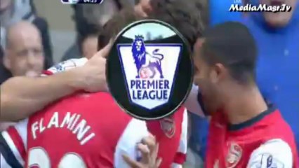 هدف أرسنال الأول في نيوكاسل - الأسبوع 19 - 29/12/2013