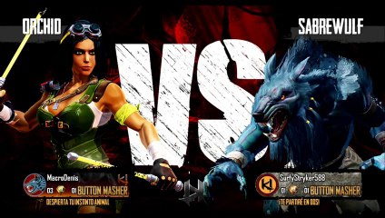 killer instinct || Partida igualada || Orchid vs Sabrewulf