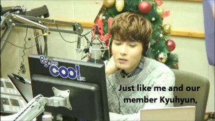 [TRANS] 131219 KTR - KyuWook "He is mine.."