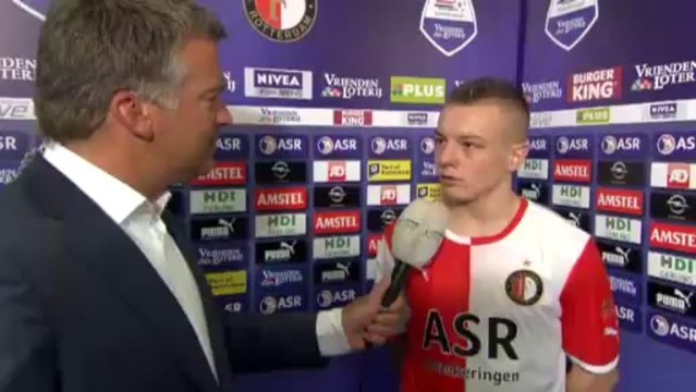 04-03-2012 Jordy Clasie na Feyenoord - FC Groningen