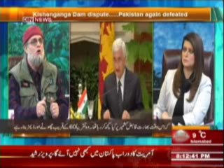 The Debate with Zaid Hamid (Is Pakistan Realising India's Water War Plans ??) 29 December 2013  Part-1