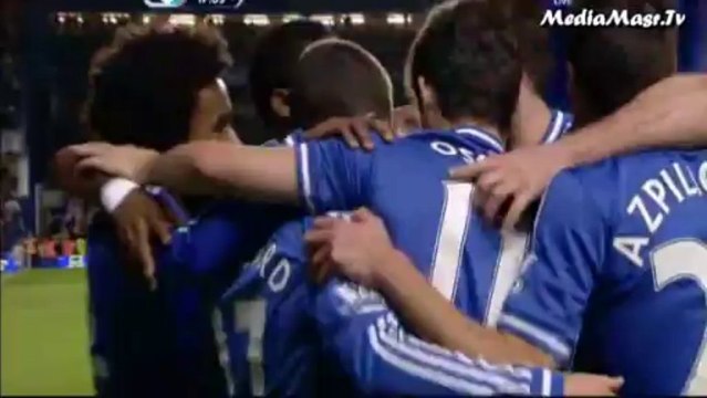 هدف تشيلسي الأول في ليفربول - الأسبوع 19 - 29/12/2013