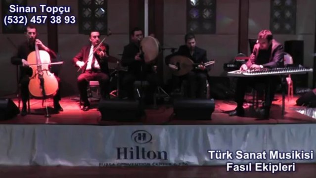Bursa Hilton Otel Düğün Salonu Türk Sanat musikisi ekibi 28 aralık 2013 düğün programı