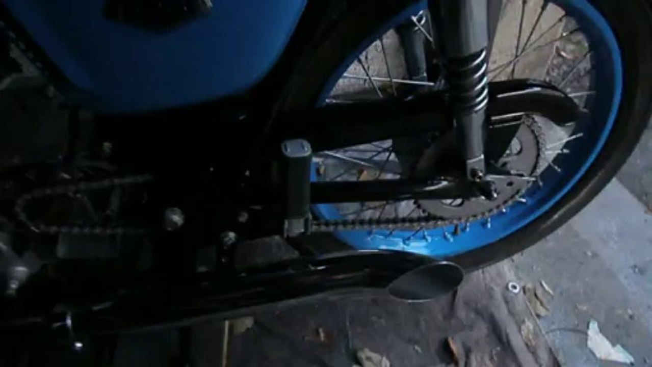 honda cb 125 k5 sonorité pot turn out