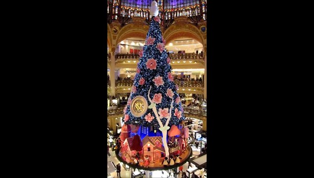 2013 Paris Galeries Lafayette / Sapin de Noël (vidéo 2)