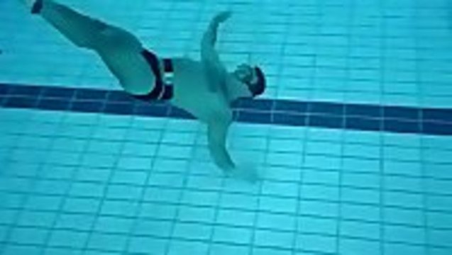 Mesmerizing underwater bubble rings