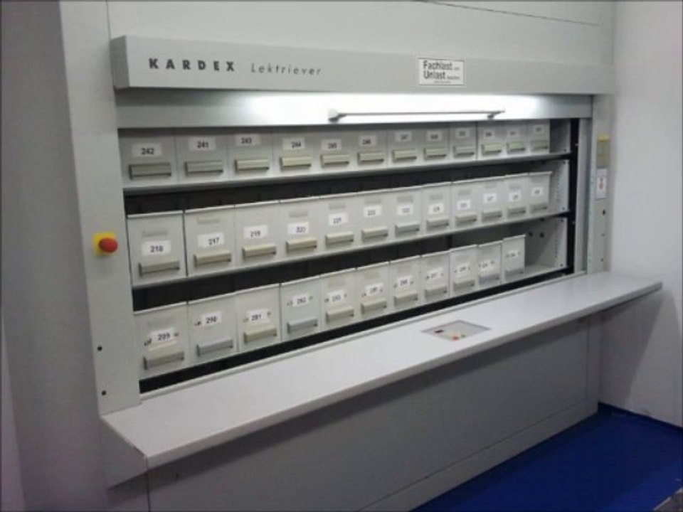 Ankauf/ Verkauf von gebrauchten Paternoster Umlaufregalen- Selektor Lagerlogistik.