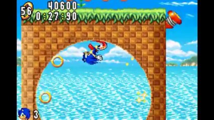Sonic Advance playthrough [Part 1 Neo Green Hill + Secret Base]