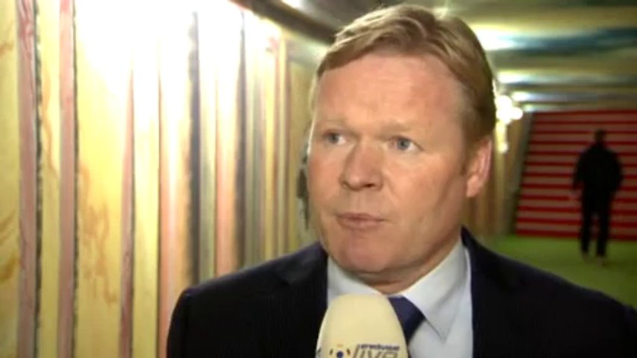 11-03-2012 Koeman vooraf aan Feyenoord - FC Utrecht