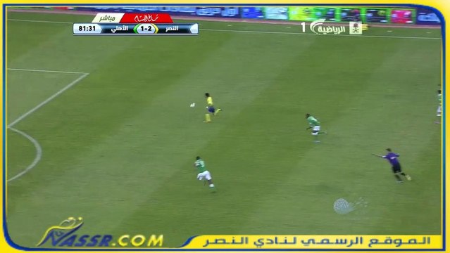 هدف حسن الراهب على الأهلي دوري عبداللطيف جميل