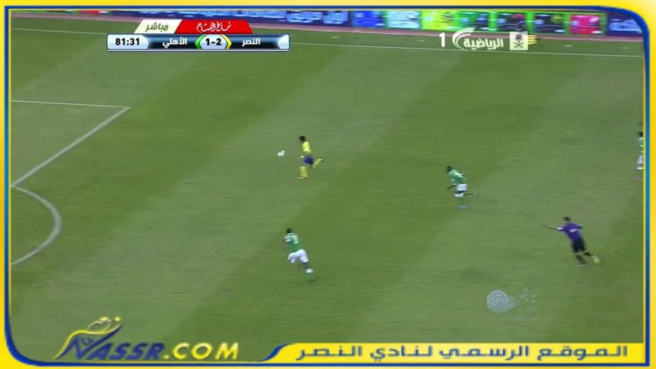 هدف حسن الراهب على الأهلي دوري عبداللطيف جميل