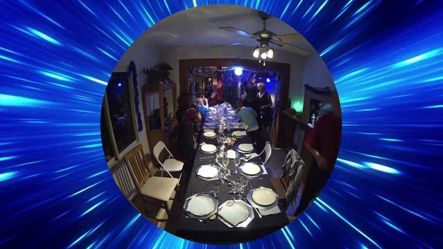 Noël Time lapse GOPRO HD - Repas Noël 2013