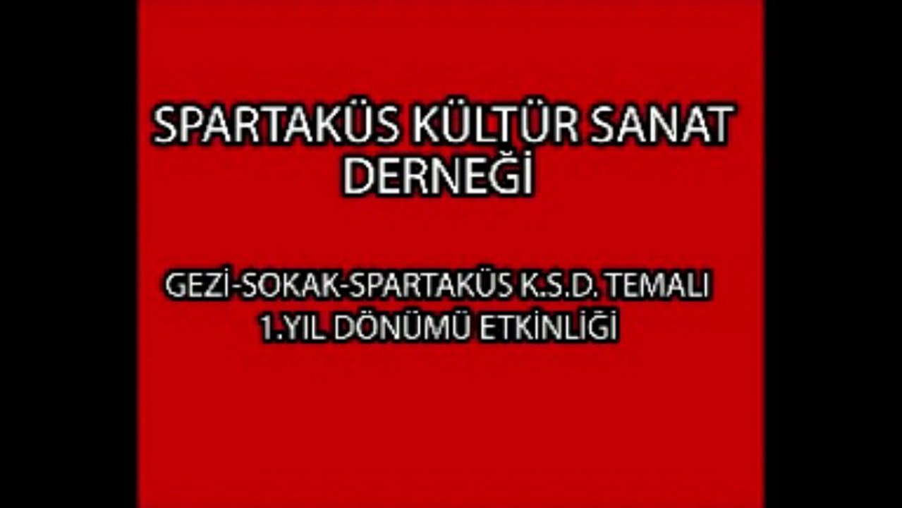 Trabzon Spartaküs Kültür ve Sanat Derneği 1 yılın ardından Tanıtım videosu