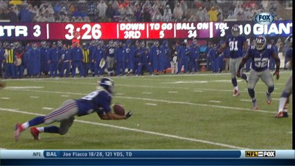 Cousins throws an interception