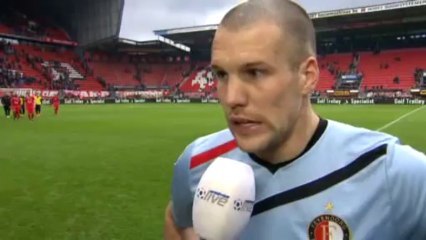 18-03-2012 Ron Vlaar na FC Twente - Feyenoord