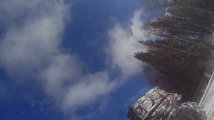 Big ATV Wipe Out - Rear View Camera