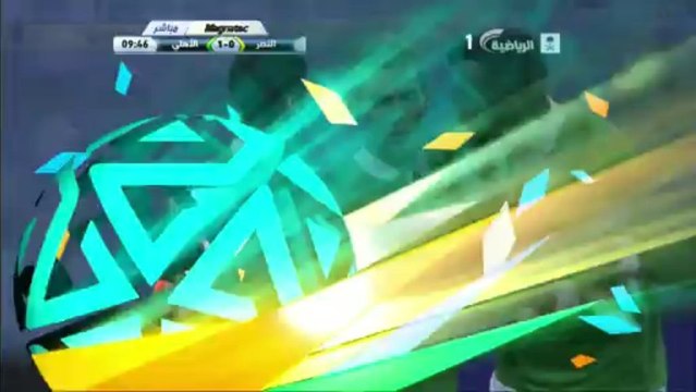 هدف الاهلي الاول من المايسترو تيسير الجاسم في النصر - الاهلي 1-3 النصر - دوري جميل 29/12/2013 HD