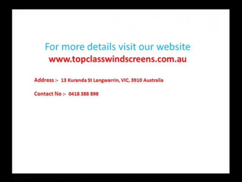 Windscreens