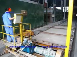 tunnel kiln working process for automatic clay brick plant