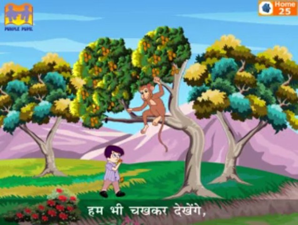 Hindi Nursery Rhymes & Children Songs -bandar