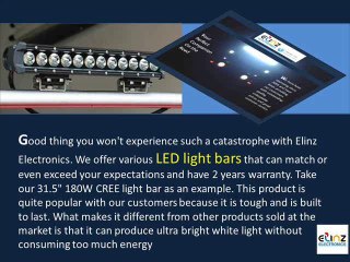 Elinz LED light bars Your Perfect Companion On the Road