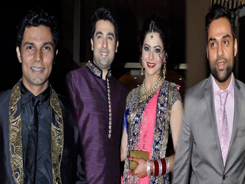 Abhay Deol Randeep Hooda And Others At Aamna Sharifs Wedding Reception