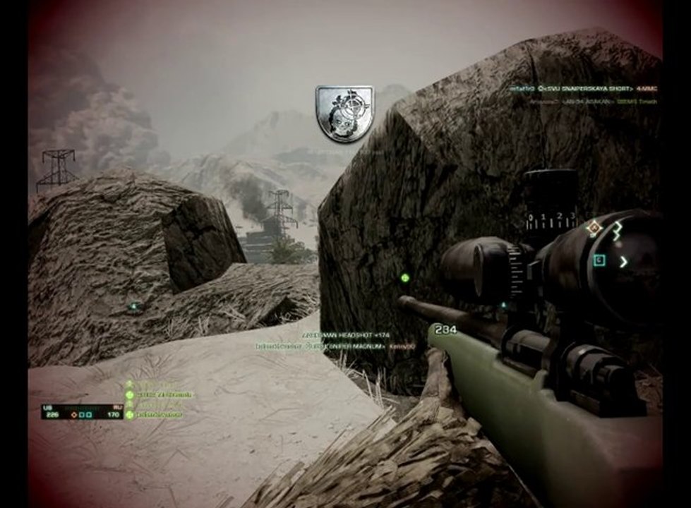 BC2 Long Range Sniping Montage 01