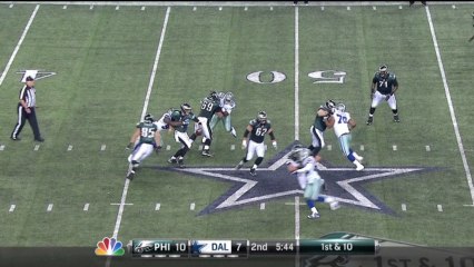 Cowboys defense, sack, 7-yd loss