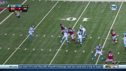 QB Newton, 16-yd, run