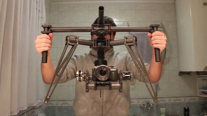 Amazing camera stabilize demo - EOS M gimbal - extreme angles