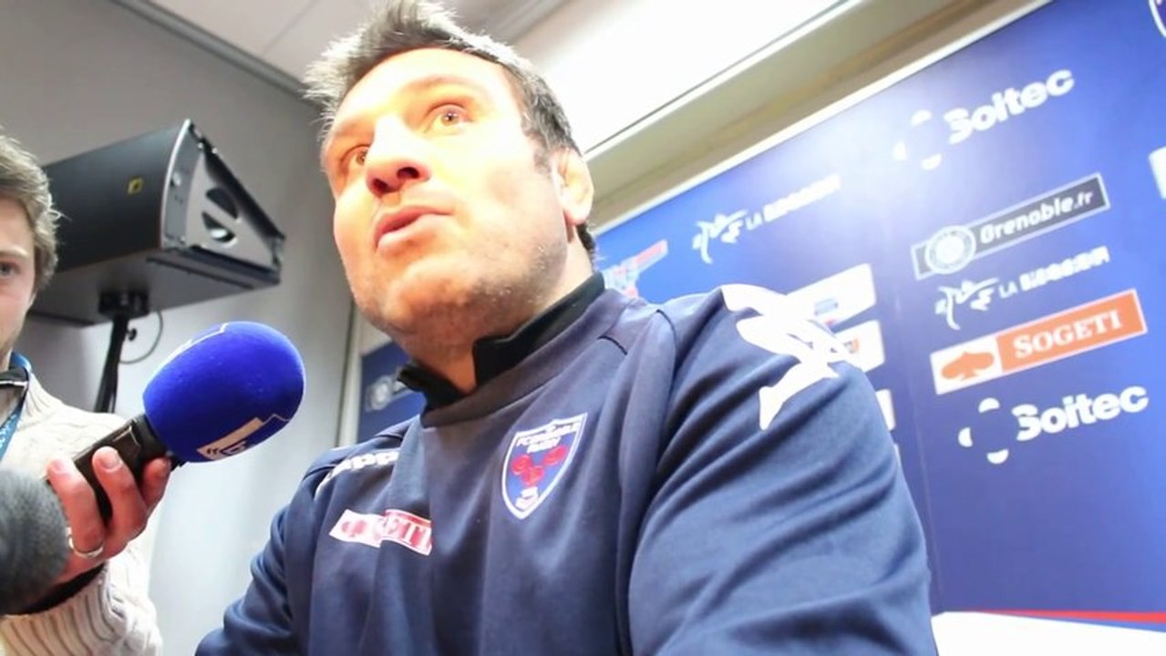 La réaction de Fabrice Landreau après la victoire contre Castres